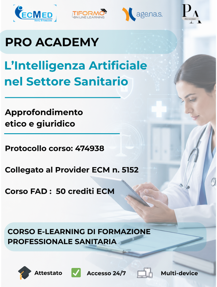 L’Intelligenza Artificiale nel Settore Sanitario : Approfondimento etico e giuridico